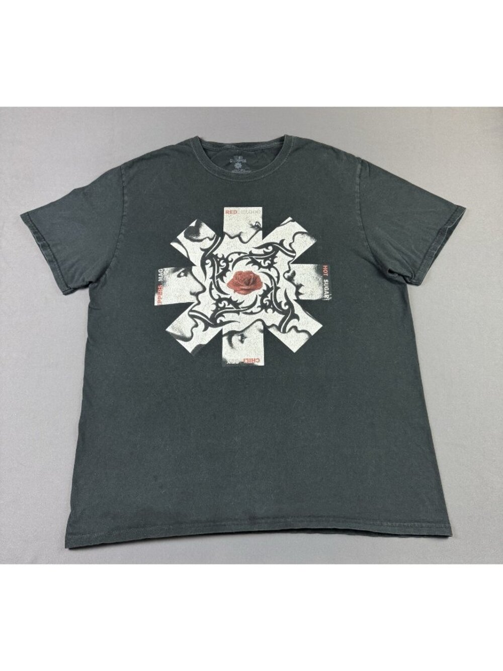 Red Hot Chili Peppers Band Tee Blood Sugar Sex Magik Album Concert Promo Black T